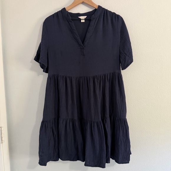 Caslon Dresses & Skirts - Caslon - Navy‎ Tiered Dress